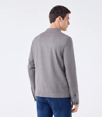 Elegante Herrenjacke Portinhola ungefüttert – Grau