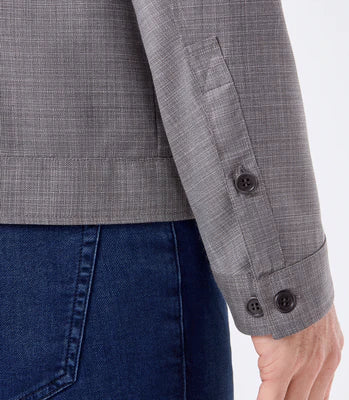 Elegante Herrenjacke Portinhola ungefüttert – Grau