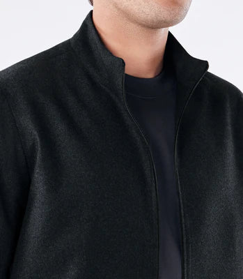 Portinhola Super 150s Jacke – Schwarz