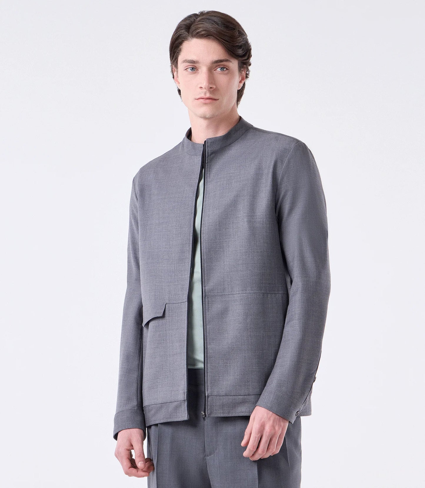 Elegante Herrenjacke Portinhola – Grau