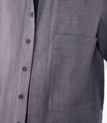 Leinenjacke – Grau