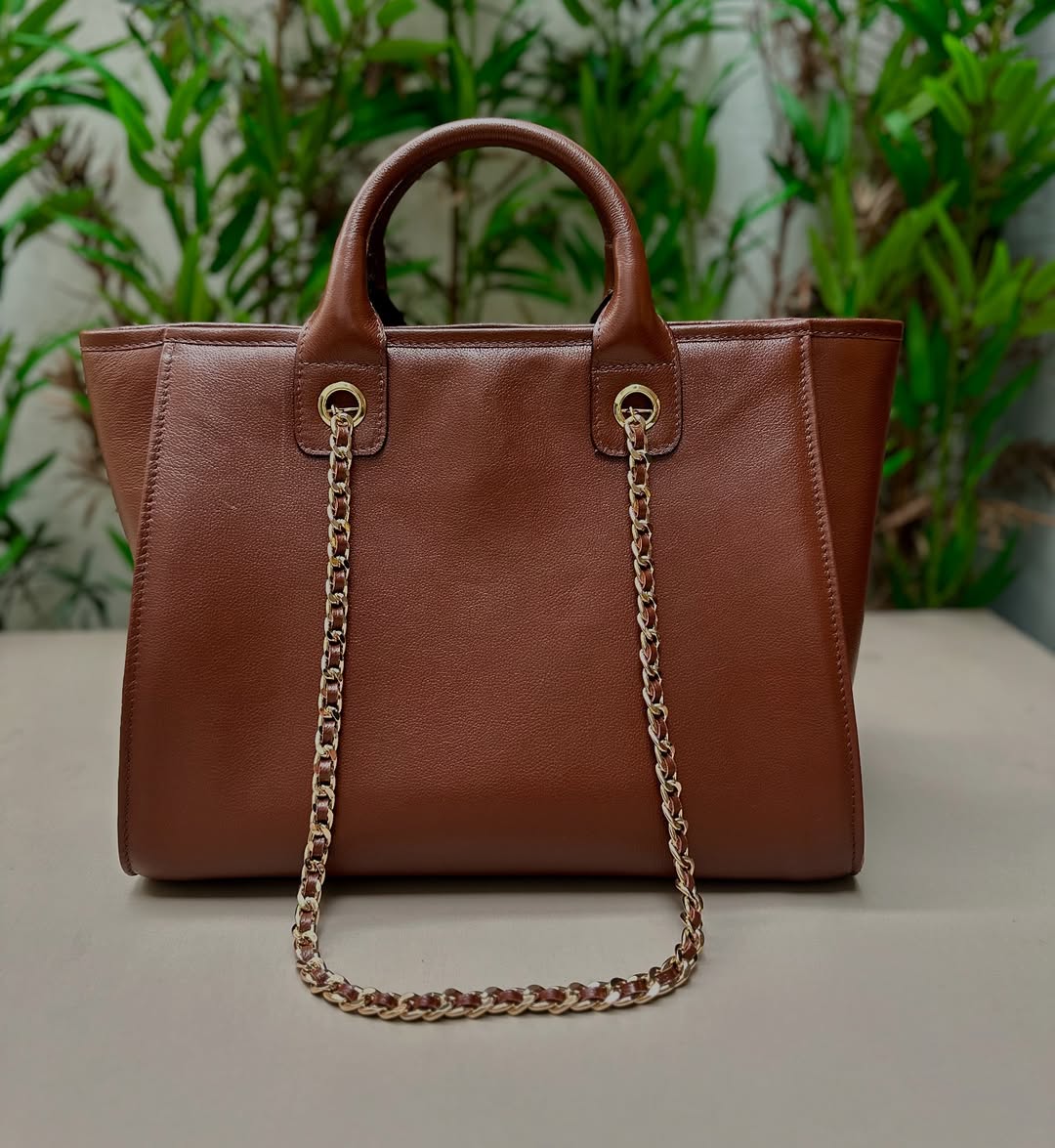 Black Leather Handbag PD