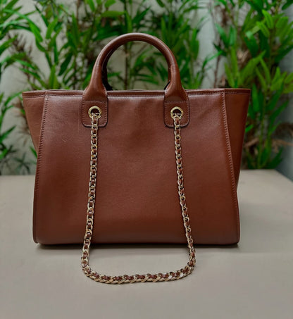 Black Leather Handbag PD