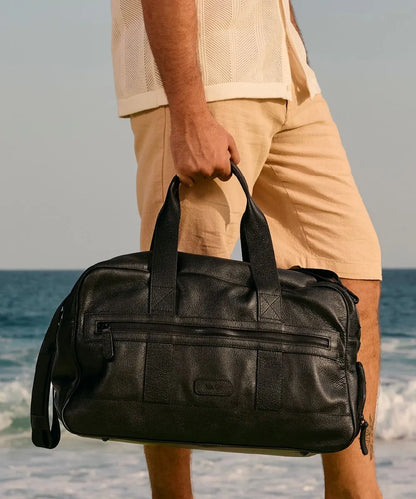 Ledertasche Deluxe – Schwarz