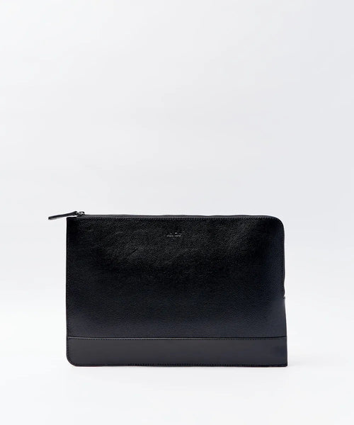 Ledermappe Floater – Schwarz