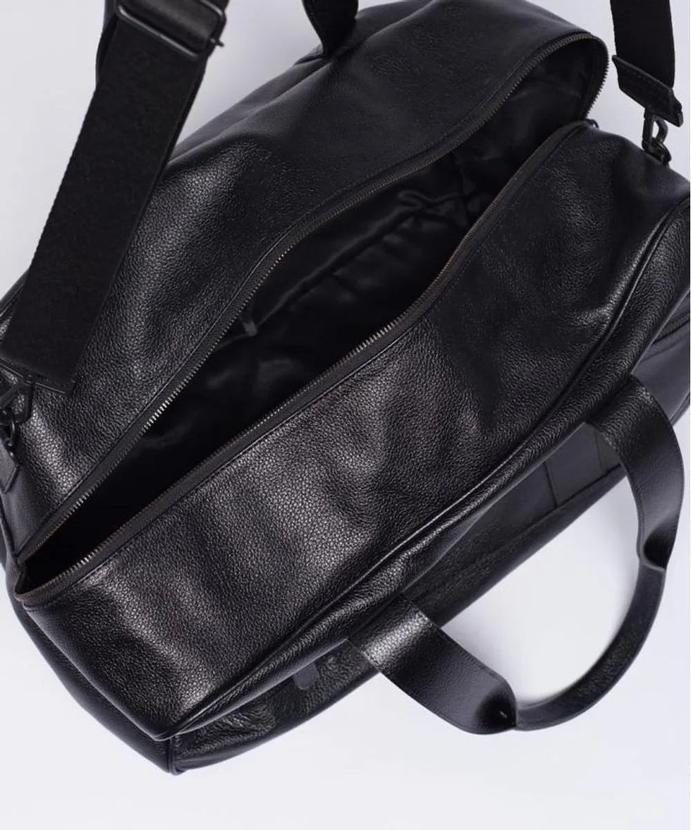 Ledertasche Deluxe – Schwarz