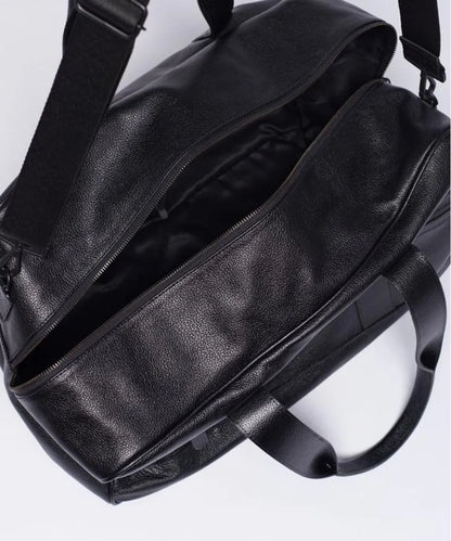 Ledertasche Deluxe – Schwarz