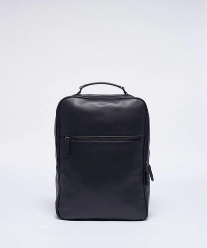 Lederrucksack Minimal – Schwarz