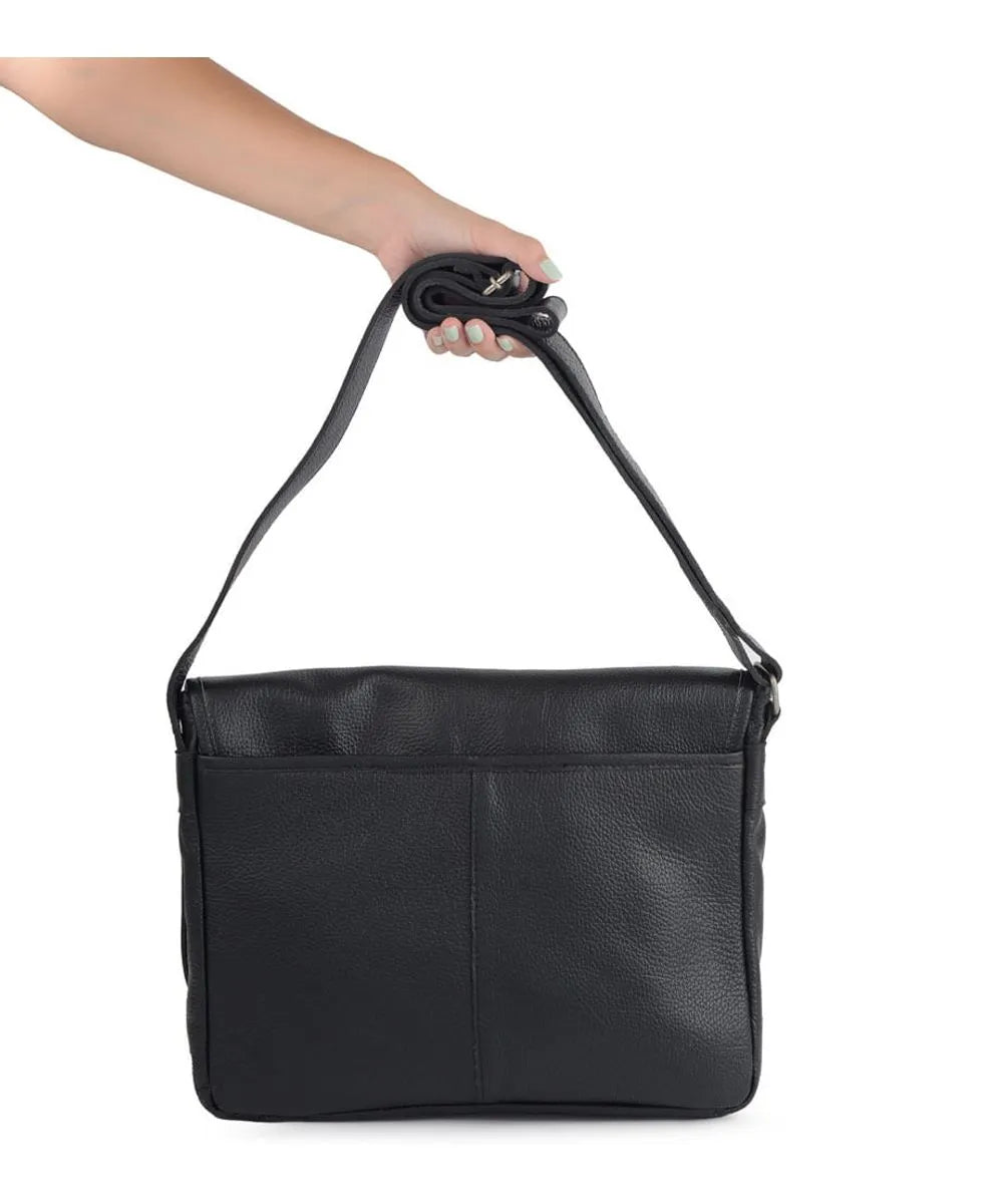 PASTA CARTEIRAO BÁSICA EM COURO - PRETO