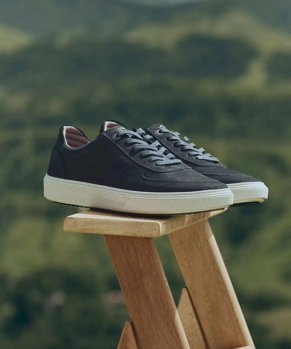 Sneaker River Nobuck Carbon