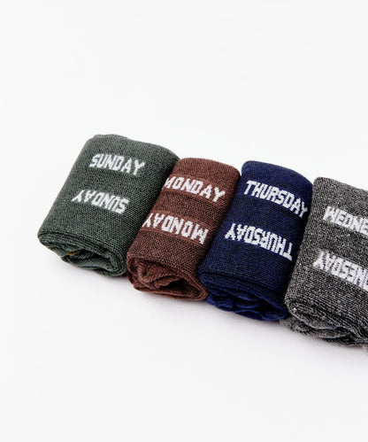 WOCHEN-SOCKEN-SET – MEHRFARBIG – EINHEITSGRÖSSE