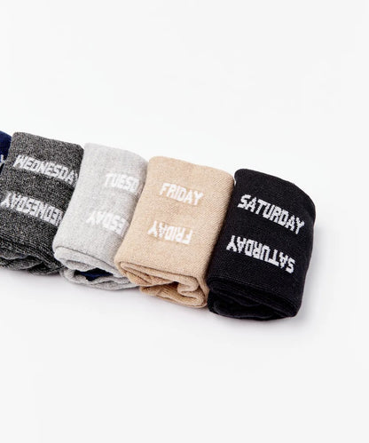 WOCHEN-SOCKEN-SET – MEHRFARBIG – EINHEITSGRÖSSE